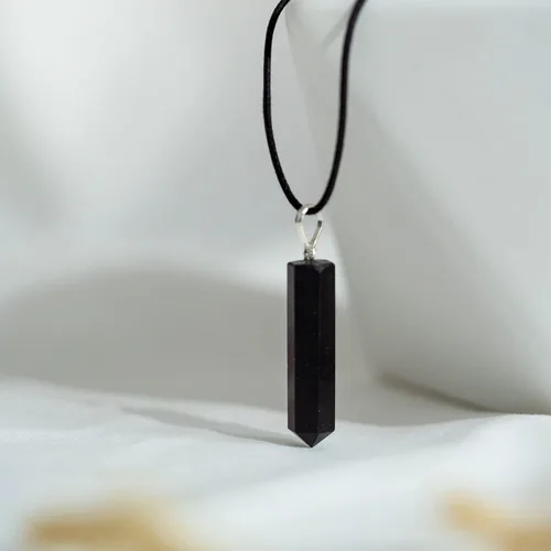 Vista 2 de Ayana Wellness Collar con colgante de cristal, hecho a mano con collar curativo de cristal de origen ético, joyería auténtica para hombres