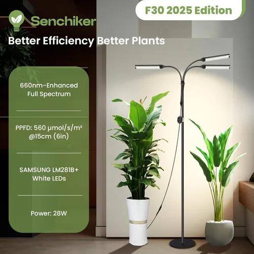 Vista 2 de Luces de plantas grandes para cultivo en interiores de 24 V, espectro completo mejorado de 660 nm, luz LED de cultivo LM281B+, luz de planta
