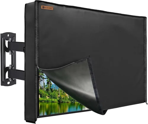 Vista 19 de IC ICLOVER Funda para TV de Exterior de 32 Pulgadas, 600D Resistente de Servicio Pesado para 4 Estaciones a Prueba de Intemperie, Protector