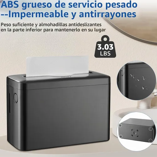 Vista 6 de Pollock - Dispensador de toallas de papel para encimera, comercial, color 5857X-Negro