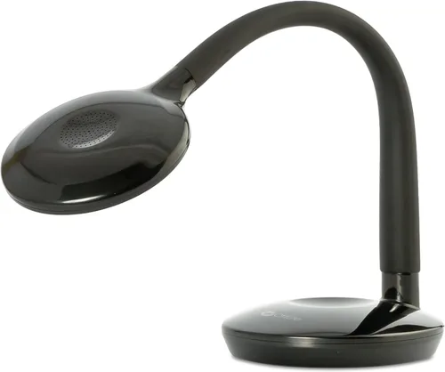 Vista 2 de OttLite D59PNB-FFP - Lámpara LED flexible de tacto suave, lámpara de escritorio, diseño de ahorro de espacio, ajuste flexible, regulable, 10.5 x