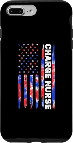 Vista 12 de Funda para iPhone 12 mini Charge Nurse Nursing Tie Dye Bandera Americana 4 de Julio RN