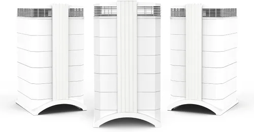 Vista 11 de IQAir HealthPro Plus XE - Purificador de aire con filtración HyperHEPA inteligente para habitaciones grandes de hasta 1125 pies cuadrados - Humo