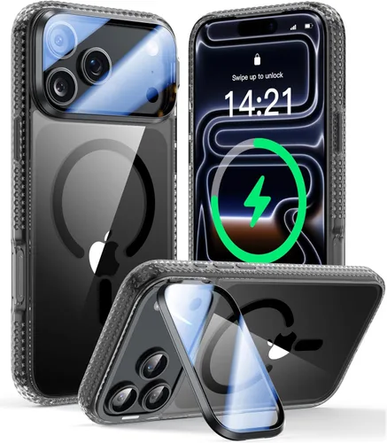 Vista 78 de VOFATA [Protección Completa Mejorada de la Cámara] para Funda iPhone Air con Cubierta de Cámara con Soporte [Compatible con MagSafe][Protección