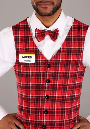 Vista 6 de Disfraz de McDowells para Hombre Talla Grande de Coming to America Multicolor