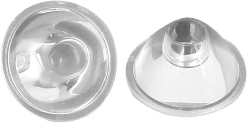 Vista 2 de Uxcell - Reflector de lente LED transparente de 0.787 in, colimador de 8 grados, 10