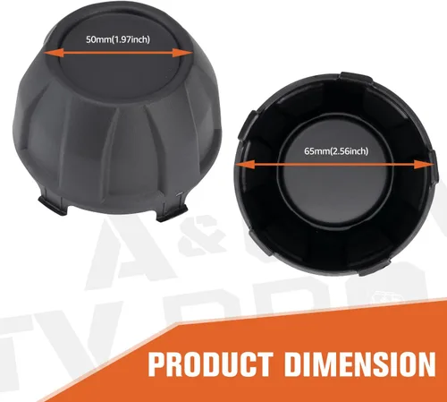 Vista 4 de A & UTV PRO Tapones de cubo de rueda para Kawasaki Teryx KRX 1000 2020 2021 2022 2023 2024 2025, accesorios para tapas de llanta de polvo, repuesto