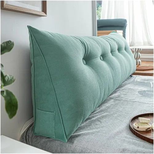 Vista 14 de Almohada de lectura triangular para cama o sofá, almohada grande para cabecero, cojín de cojín de almohada grande para sofá cama, respaldo