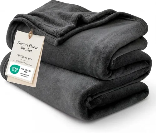 Vista 10 de Bedsure GentleSoft Bedding Manta de Vellón para Niñas y Niños - Mantas Pequeñas Suaves, Acogedoras y Bonitas para Viajes, 43x55 Pulgadas, Blanco
