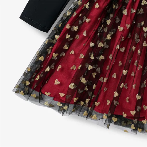 Vista 4 de L.O.L. Surprise! Vestidos de malla tutú para niñas con mariposa y purpurina para fiesta, vestido de tul de manga larga, regalo de cumpleaños