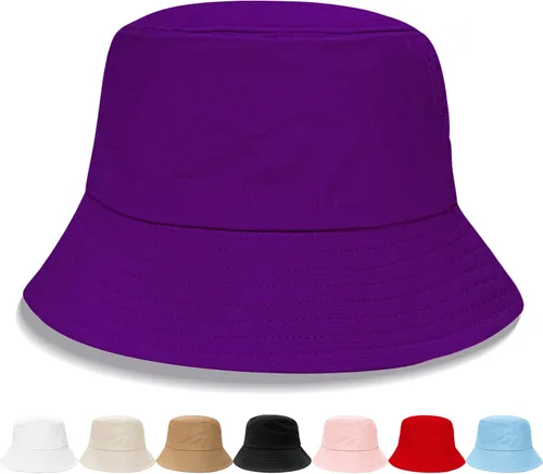 Vista 33 de NPQQUAN Bucket Hats for Men Woman Packable Foldable Sun Hats for Women Beige