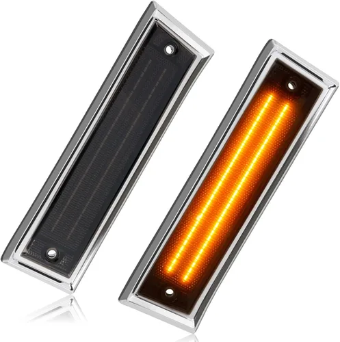 Vista 9 de Luces LED RGB de posición laterales para guardabarros delanteros, compatibles con Chevy C/K, C10, C20, C30, camionetas, Blazer Suburban Jimmy