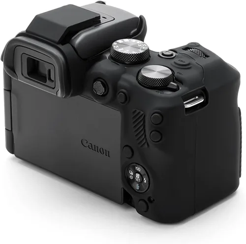 Vista 6 de Rieibi EOS R10 - Funda de silicona para cámara digital Canon eos R10 - Funda protectora de silicona para Canon R10 - Negro