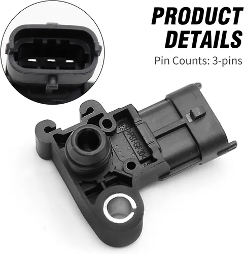 Vista 2 de Saihisday Sensor MAP de presión absoluta del colector para Chevy Aveo 2009-2011 Buick Enclave 2008-2019 Cadillac XTS 2013-2019 Sustituye #55573248