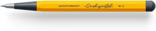 Vista 6 de LEUCHTTURM1917 - Lápiz mecánico Drehgriffel - Lápiz de escritura recargable con plomo de grafito HB de 0.7 mm (albaricoque)