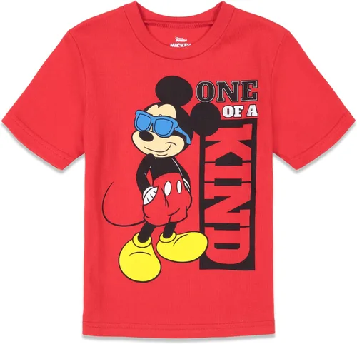 Vista 2 de Disney- Camisa de manga corta y pantalones cortos de malla de Mickey Mouse