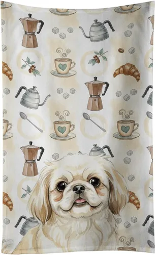 Vista 72 de Caroline's Treasures Afghan Hound - Toalla de cocina para barra de café, terciopelo frontal y lazo de algodón, lavable a máquina Sabueso afgano