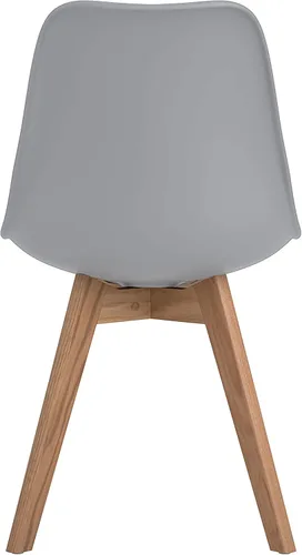 Vista 9 de Coaster Home Furnishings Caballo 110132 - Silla de comedor (polipropileno, 2 unidades), color gris