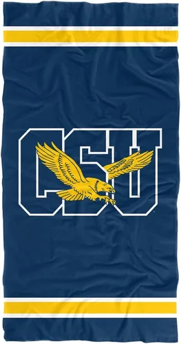 Vista 64 de LOGOVISION Manta Abilene Christian University, 30 x 60 pulgadas, logotipo primario CottonFront/PolyBackBeachTowel