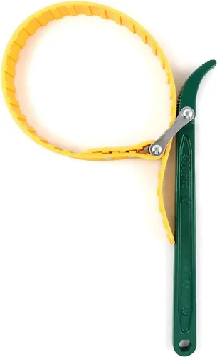 Vista 8 de QWORK Llave de correa de cinturón de 9 pulgadas, correa ajustable multiusos para filtro de aceite, llave de abridor de correa con correa ajustable