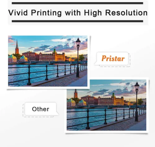 Vista 6 de Pristar 4 Pack de cartuchos de tinta compatibles con Canon Selphy, reemplazo para KP-108IN KP108, cartucho de tinta a color para Canon Selphy