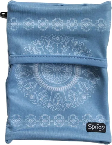 Vista 14 de Sprigs Banjees Cartera de Muñeca de 2 Bolsillos/Banda de Muñeca/Bolsillo de Muñeca para Viajar, Caminar y Correr. Bolsa Cartera que Contiene