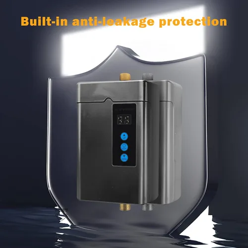 Vista 7 de Calentador de agua eléctrico sin depósito 110V 3000W debajo del fregadero, calentador de agua caliente instantáneo bajo demanda para cocina y baño