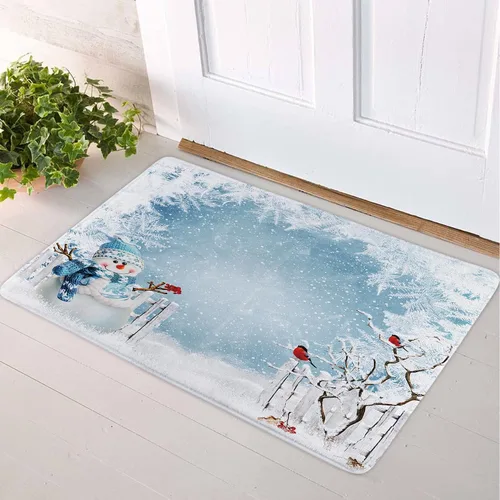 Vista 12 de LB Alfombra de baño de flores bohemias, alfombra de baño antideslizante con estampado floral bohemio morado y negro, espuma viscoelástica suave
