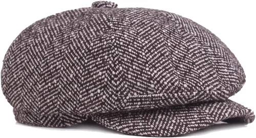 Vista 3 de Boina cálida para hombre, gorra inglesa, gorro de golf, boina de novato B&C.Room