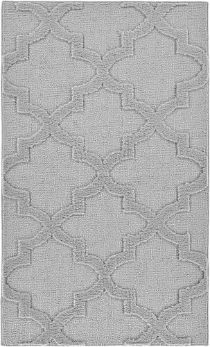 Vista 25 de Alfombra de Área Garland Rug Quatro Negra de 3' x 5' con Diseño de Enrejado Cut-Loop - Suave, Cómoda, Elegante y Económica en un Hermoso Color Negro