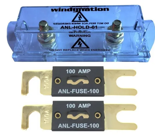 Vista 6 de WindyNation Soporte de fusible ANL + fusible (2 piezas 30A)