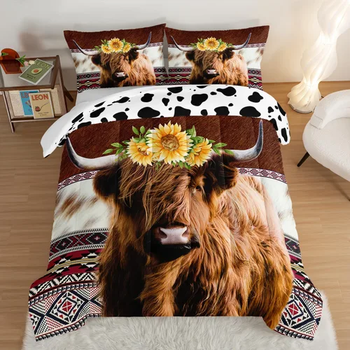 Vista 14 de Juego de edredón de mariposa HOSIMA con 2 fundas de almohada, edredón de galaxia con cielo estrellado lunar, decoración de habitación de mariposas