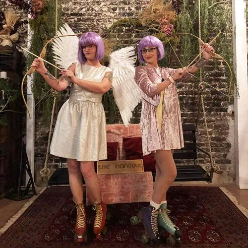 Vista 2 de Alas de ángel y halo para adultos alas de ángel blancas para niños disfraz de fiesta para niños regalo de Halloween y Navidad