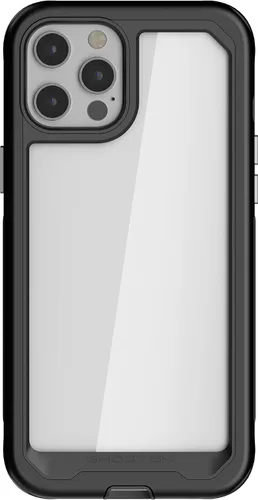 Vista 74 de Ghostek ATOMIC - Funda delgada para Galaxy S21 con parachoques de metal de aluminio y diseño trasero transparente, protección resistente que absorbe