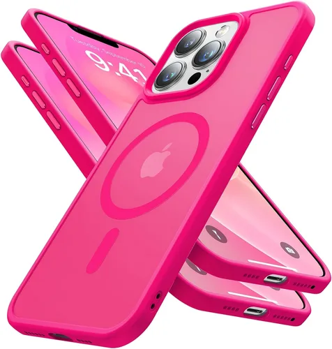 Vista 10 de Funda magnética para iPhone 12 Pro Max, [nunca amarilla] [compatible con MagSafe] Protección militar contra caídas de 10 pies, a prueba de golpes