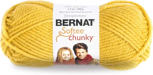 Vista 8 de Ovillo sólido Bernat Softee Chunky, otro, rosado bebé, Paquete de 1