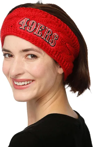 Vista 113 de FOCO Diadema de moda para mujer con logotipo de equipo de la NFL Gradiente impreso.