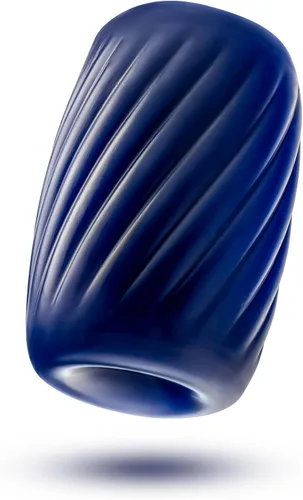 Vista 9 de Blush Rize! Turbine 4" Auto-Lubricante Stroker ~ Juegos previos y Rub-a-Dub 3 cámaras de placer ~ Masturbador de extremo abierto de tacto blando ~