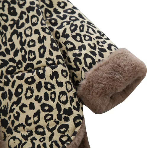 Vista 6 de WEONEDREAM Chaqueta de forro polar de invierno para niños y niñas pequeños, abrigo cálido con capucha