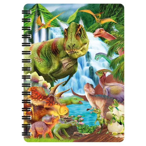 Vista 24 de 3D LiveLife Jotter - Our Solar System from Deluxebase. Lenticular 3D Space 6x4 Spiral Notebook with plain recycled paper pages. Artwork licensed
