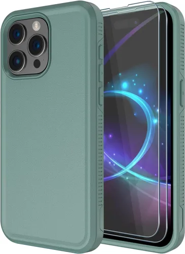 Vista 12 de Diverbox Funda para iPhone 11 [A prueba de golpes] [A prueba de caídas] [Protector de pantalla de vidrio templado], Funda de teléfono de Protección