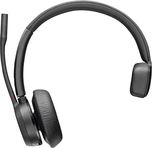 Vista 7 de [Usado] POLY Voyager 4310 UC Auriculares Bluetooth Inalámbricos (Plantronics) - Auriculares Monoaurales con Micrófono Boom con Cancelación de Ruido