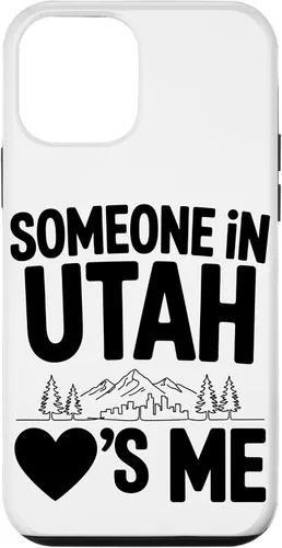 Vista 16 de Someone in Utah Loves Me Long Distance Family Case for iPhone 16