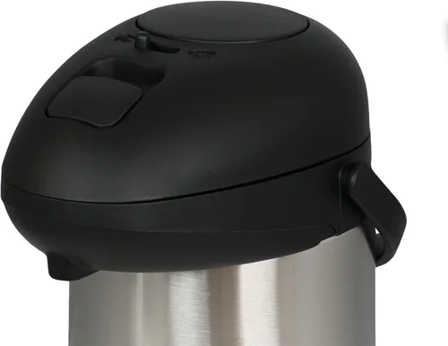 Vista 4 de MegaChef Tapa de bomba de cuerpo de vacío de acero inoxidable de 5 cuartos de galón