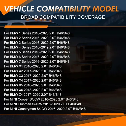 Vista 2 de 4 bielas compatibles con BMW F30 F32 F48 F55 F56 X1 X2 X3 X4 Cooper S 2.0T B46 B48 After-Market Parts