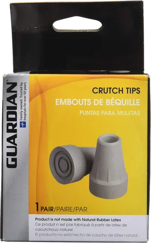 Vista 2 de Medline G00842 Guardian Super Muleta Punta, Gris, 7/8 Pulgadas