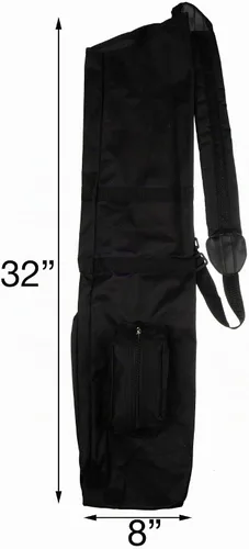 Vista 7 de Murray Sporting Goods Bolsa de golf para el domingo Bolsa de golf negra ligera de viaje con correa acolchada para el hombro para práctica de campo