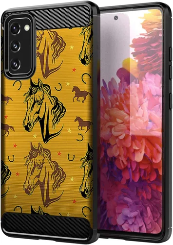 Vista 9 de CasesOnDeck - Carcasa compatible con Samsung Galaxy S20 FE (2020) / S20 FE 5G), color negro