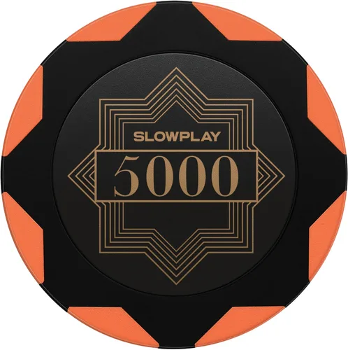 Vista 8 de SLOWPLAY Nash Clay - Fichas de póquer, 0.49 oz de compuesto de arcilla pesada, 1.575 in a granel, paquete de 50 con denominación de 10