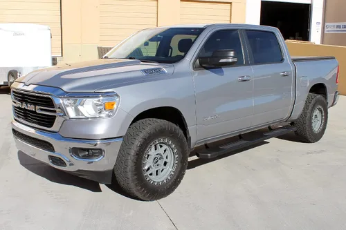 Vista 7 de Raptor Series Estribos escalones de 6 pulgadas estilo OEM aluminio negro compatible con 07-21 Tundra Double Cab